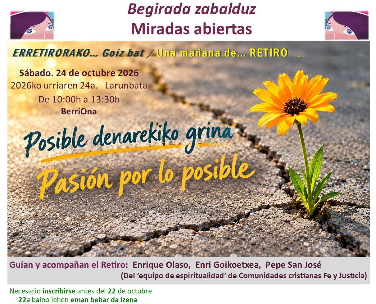 imagen Retiro. Miradas abiertas
